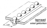 Klinken lapnaad enkel geklonken.jpg